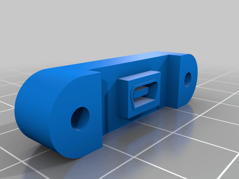 USB Mini extended connector 3d model