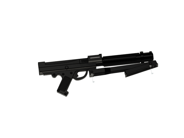 DC-15 Blaster 3d model