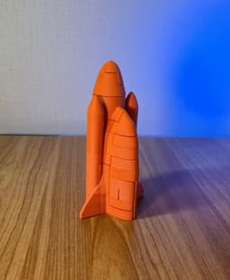 Rocket Puzzle – 21 Piece Interlocking Model 3d model