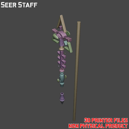 Seer Staff 3d model