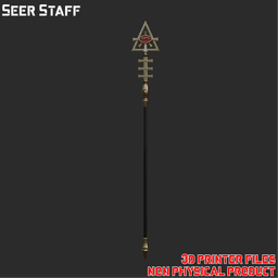 Seer Staff 3d model