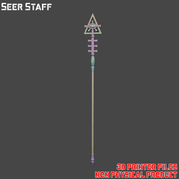 Seer Staff 3d model