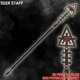 Seer Staff 3d model