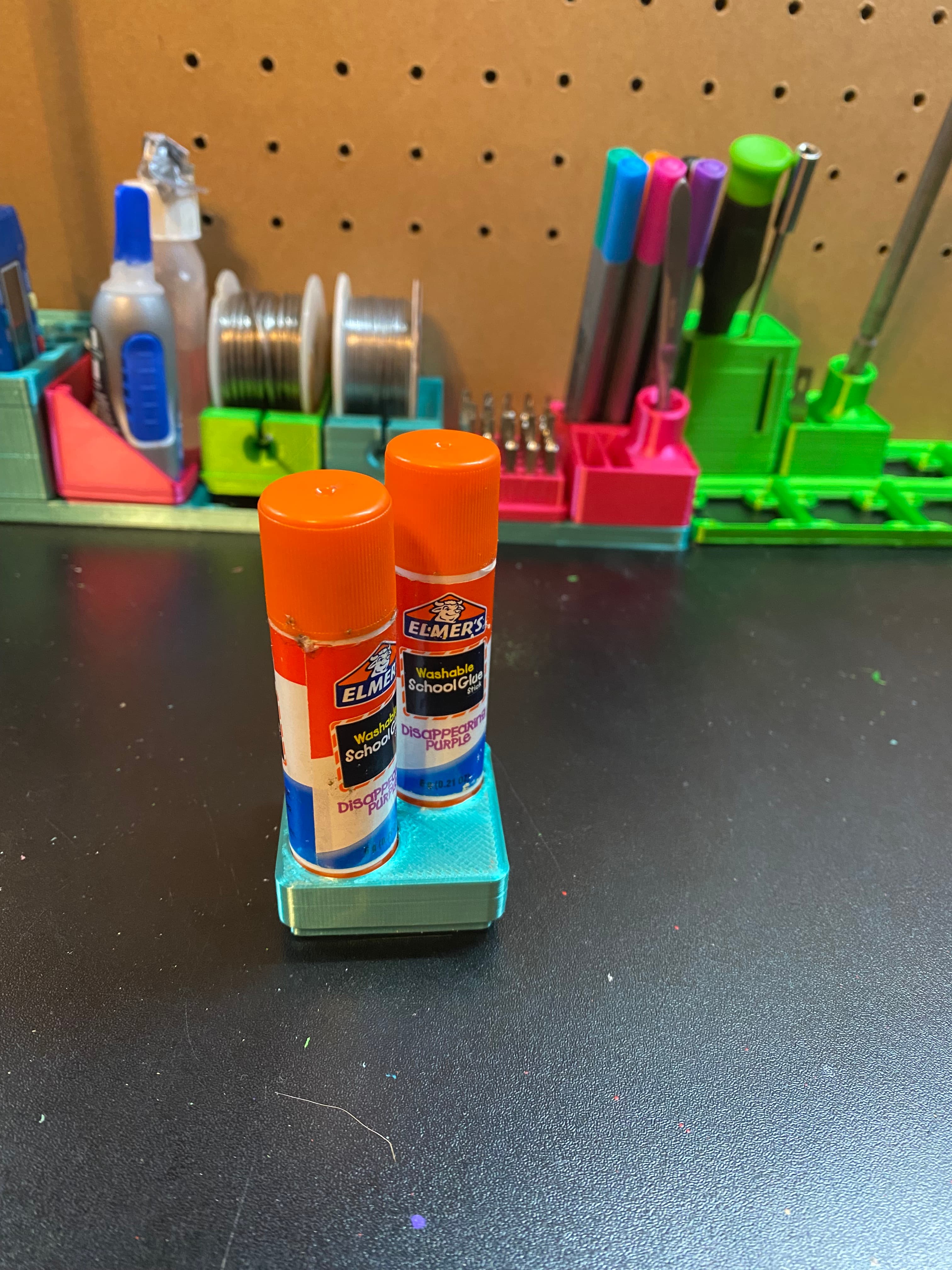 Gridfinity glue stick holder 3d model
