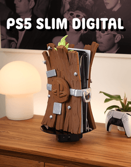 Wood Box PS5 Slim Digital – Fantasy Edition 3d model