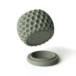 Planter with dripping tray 3d model