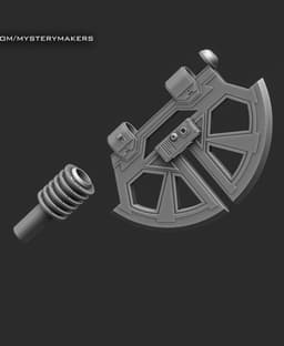 Mandalorian executioner vibro ax 3d model