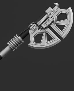 Mandalorian executioner vibro ax 3d model