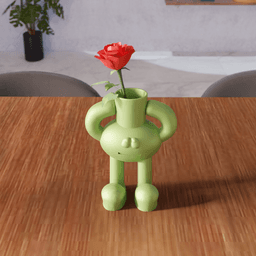 Character Planter - Modern Cartoon Vase 3d model