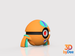 Deoxys (Defense) Poke Ball 3d model