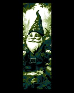 Portraits of Garden Gnomes - Set of bookmarks 3d model