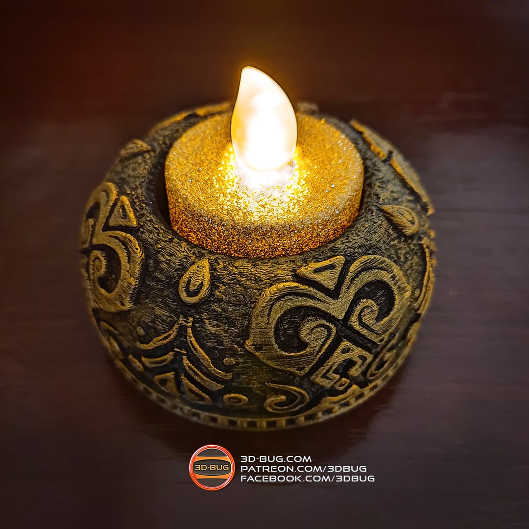 Tealight Holder 003 3d model