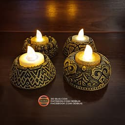Tealight Holder 003 3d model