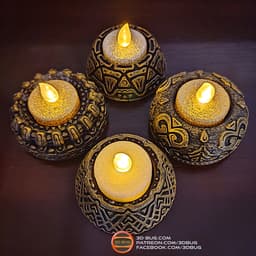Tealight Holder 003 3d model