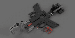 CYBERPUNK 2077 Militech M-10AF Lexington 3d model