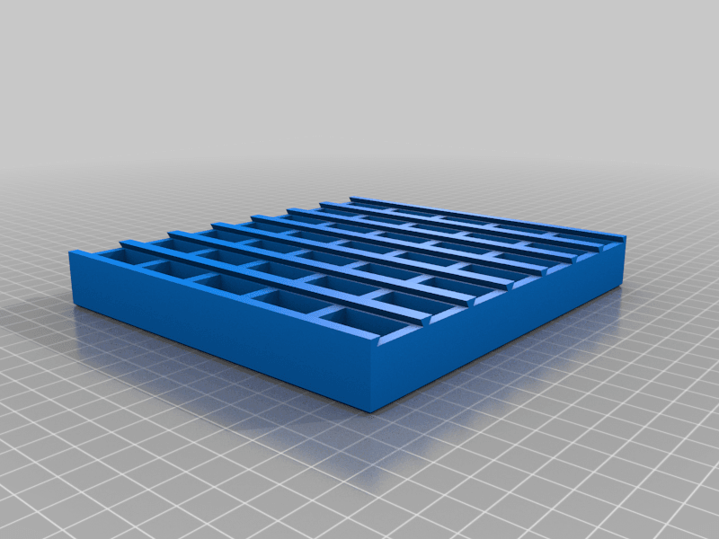 Monthly Pill Organiser 3d model