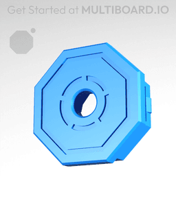 Drop-In Nut Snap - M5 3d model