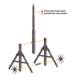 Trebuchet | Articulated Tabletop Siege Engine 3d model