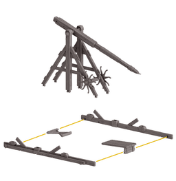 Trebuchet | Articulated Tabletop Siege Engine 3d model