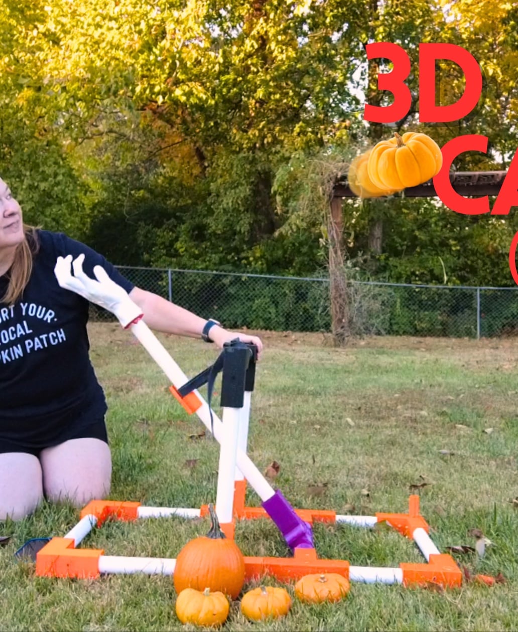 Backyard Catapult with PVC pipes 3d model