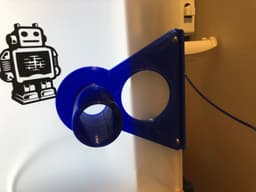 Ulitimaker 3 Side Mount Compact Spool Holder (UM3) 3d model