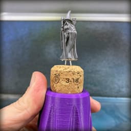 Cork Handle for Miniature Painting 3d model