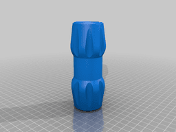 Cork Handle for Miniature Painting 3d model