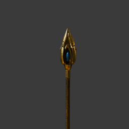 Fantasy Magic Staff v2 3d model