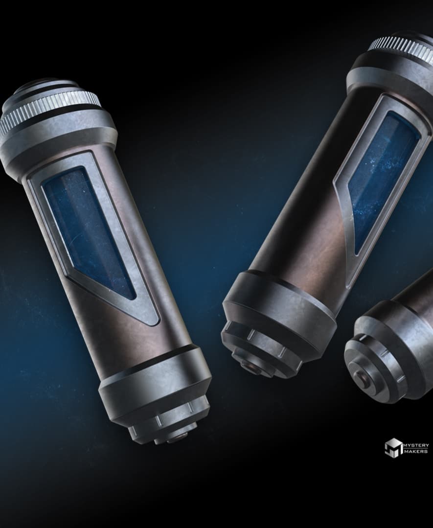 Bacta vials - Kay Vess 3d model