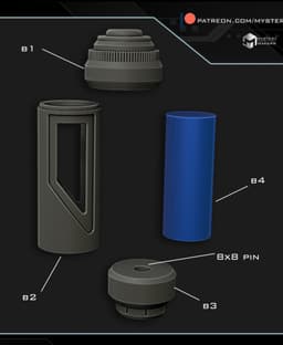 Bacta vials - Kay Vess 3d model