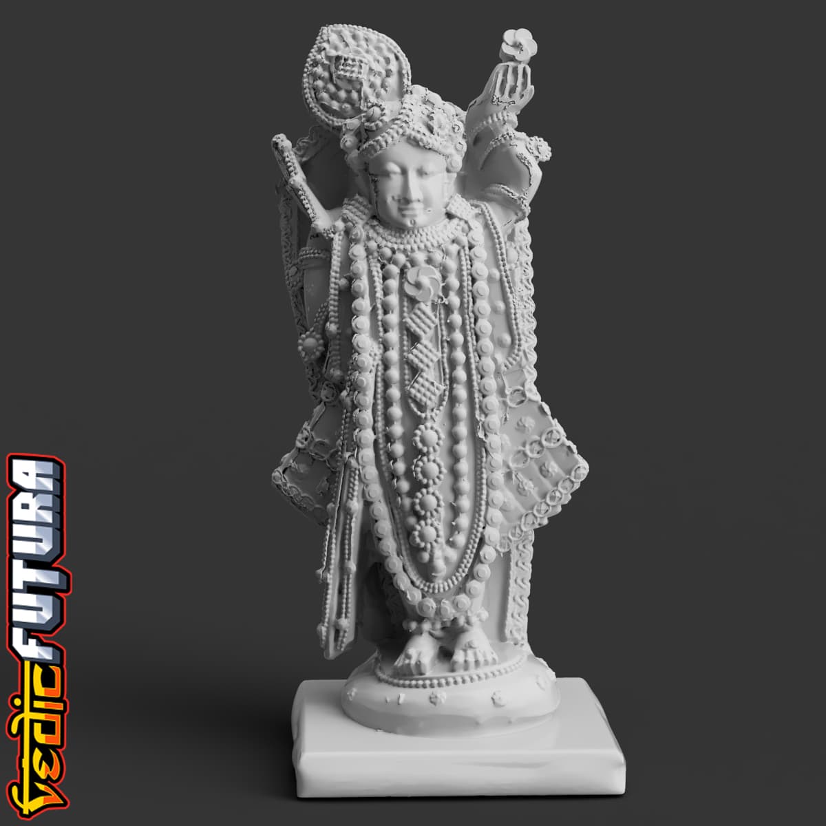 Shrinathji of Nathdwara - Krishna Manifested As A Seven-Year-Old 3d model