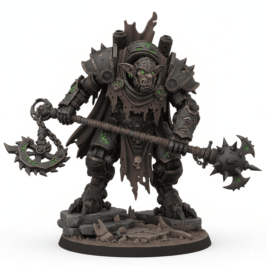 Goblin Scavenger Mech Suit Printable STL Model 3d model