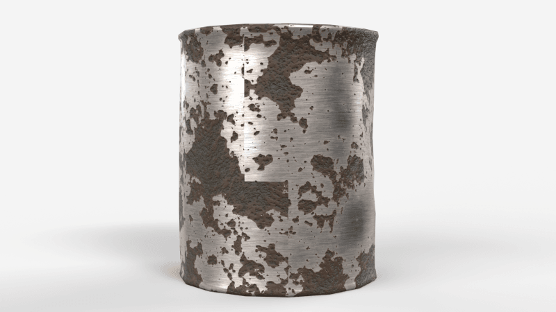 Rusted Can 3d model
