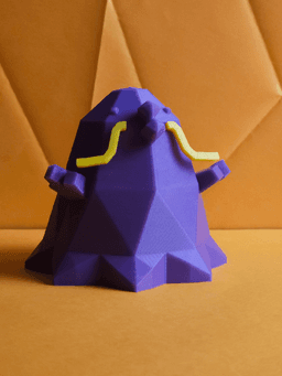 Swalot Low Poly Pokemon 3d model