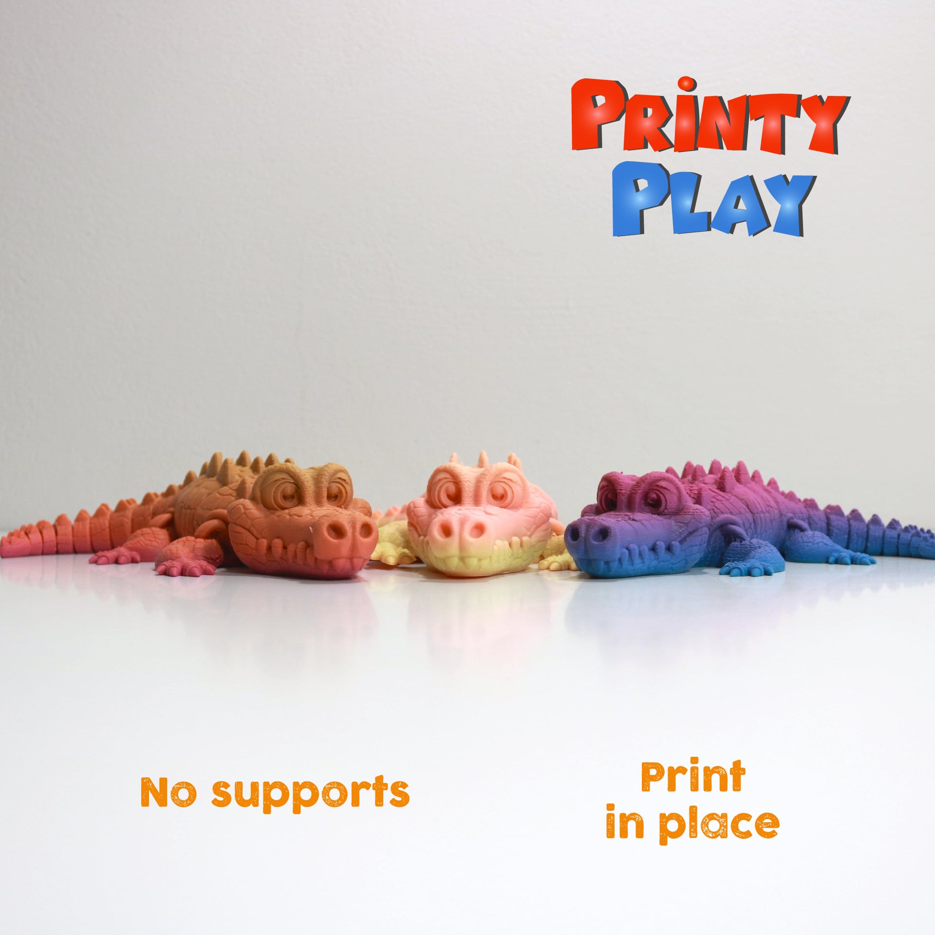 FLEXI CROCODILE 3d model
