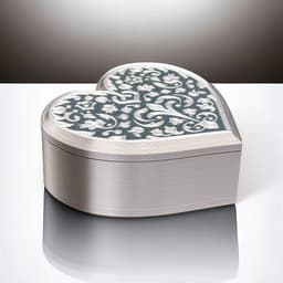 Decorative Heart Box with Lid 3d model