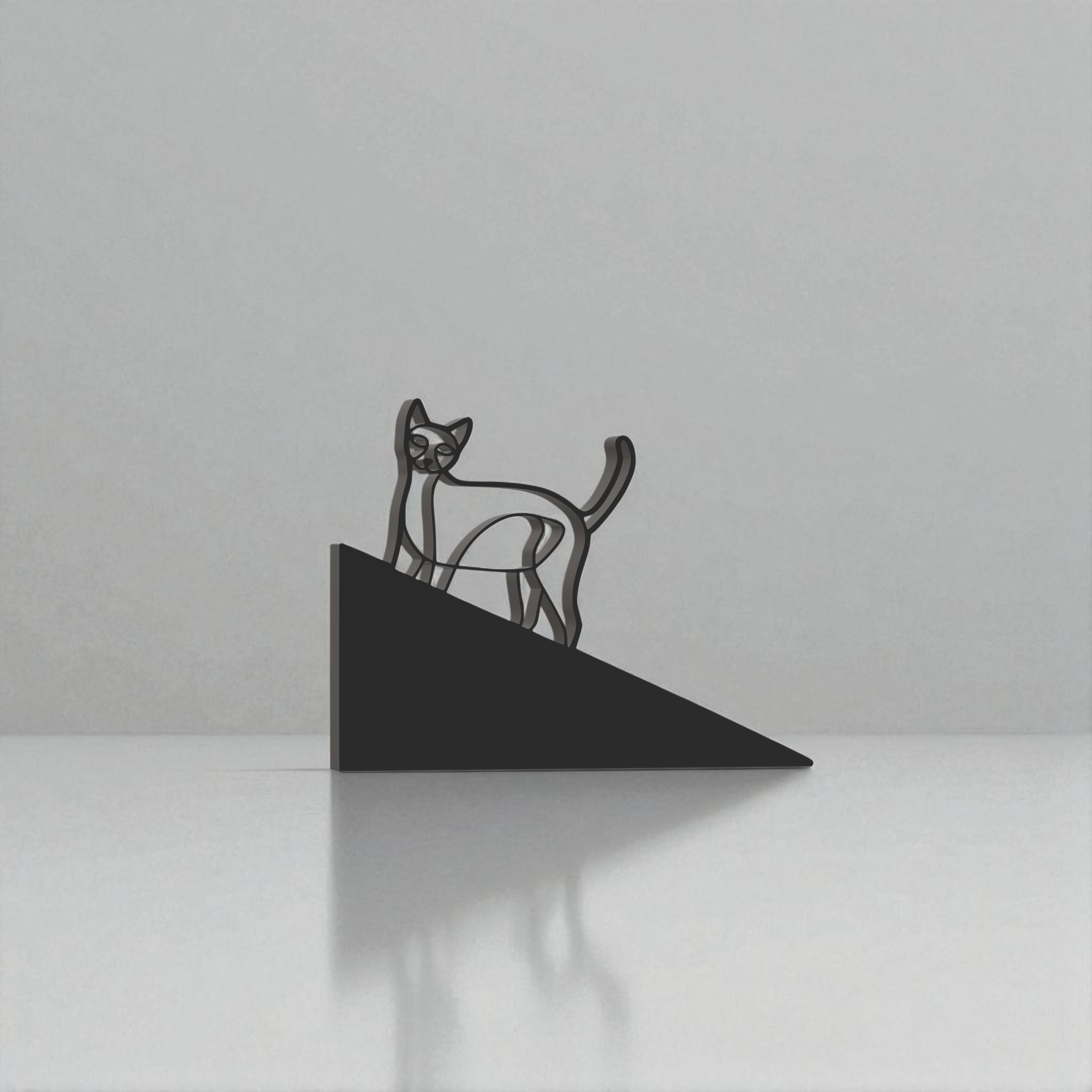 Door Stop, Cat Door Stopper, Door Back, 2 Different Models 3d model