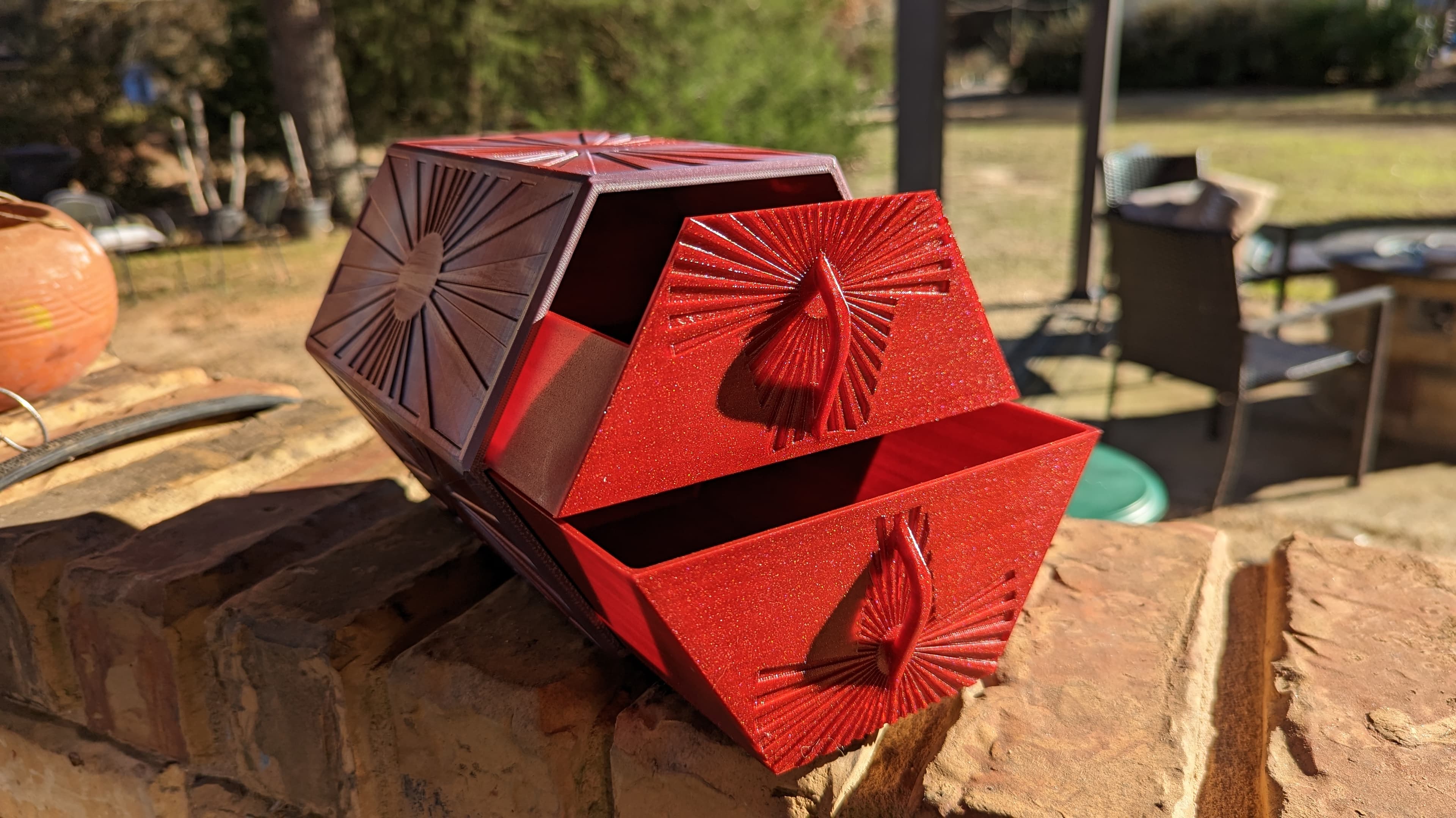Rising Sun Box 3d model