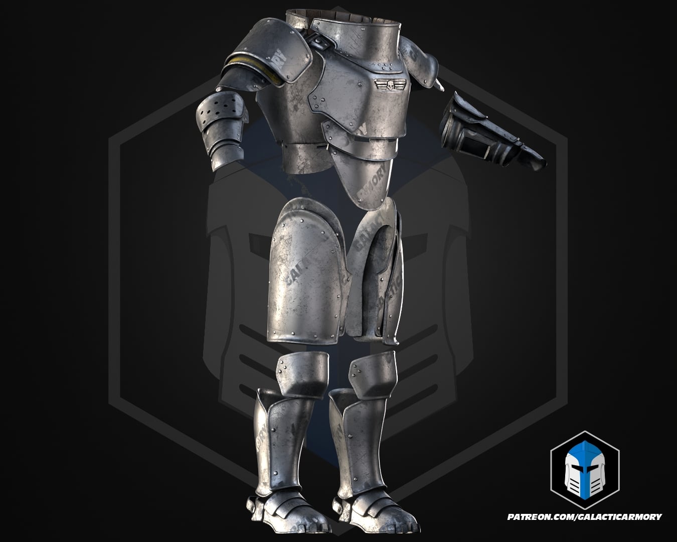 HD2 Bulwark Armor - 3D Print Files 3d model