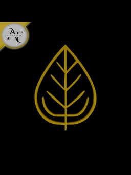 Simple Leaf Symbol - 2D Art 3d model