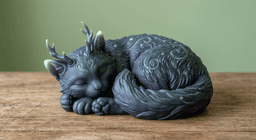 The Slumbering Cats Series: #1 3d model