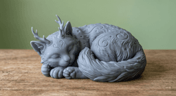 The Slumbering Cats Series: #1 3d model