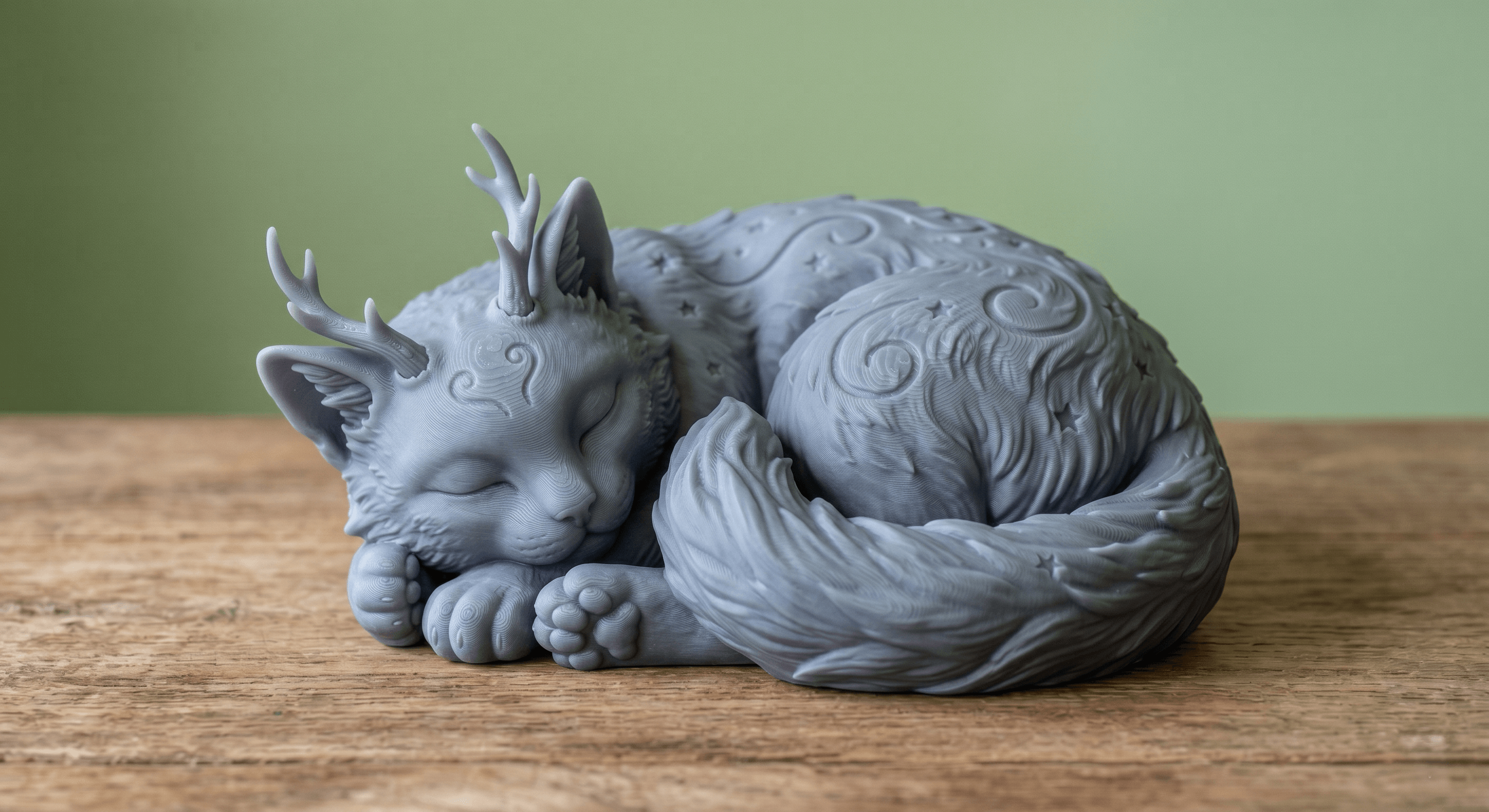 The Slumbering Cats Series: #1 3d model