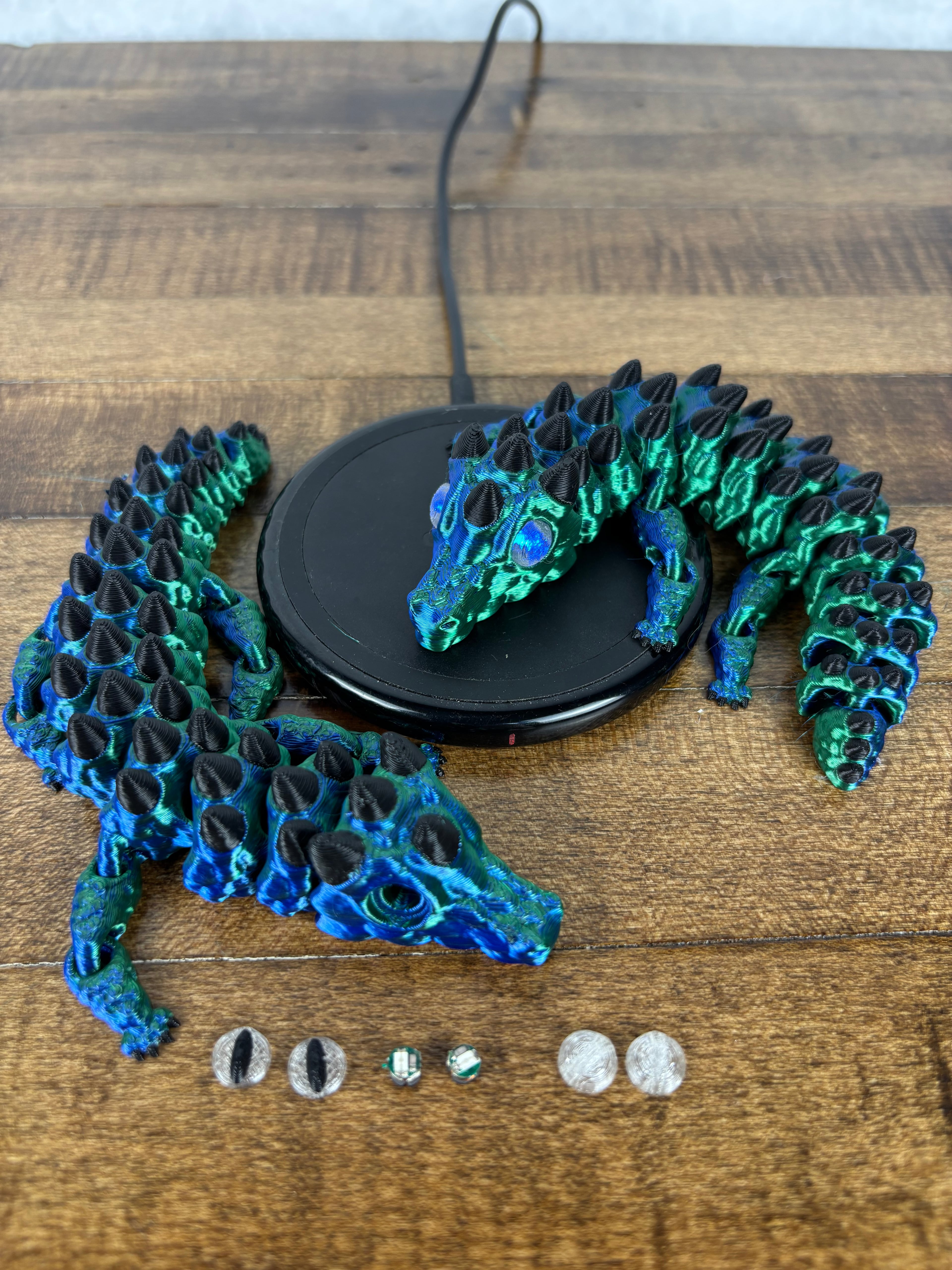 Light Up Gator Dragon Medium 3d model