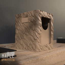 Snap Shut Deck Box - Fur 3d model