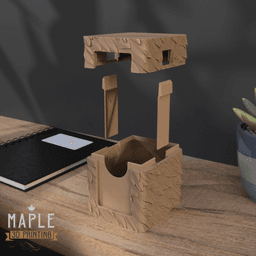 Snap Shut Deck Box - Fur 3d model