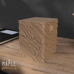 Snap Shut Deck Box - Fur 3d model