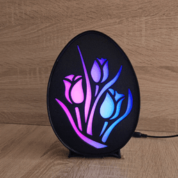 EGG LED LAMP 3d model