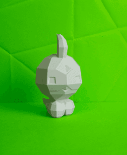 Castform Low Poly Pokemon 3d model