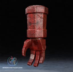 Hell Boy Glove 3D Printer STL File 3d model